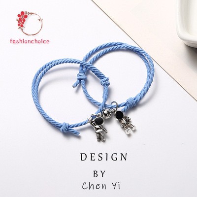 Set 2 vòng tay nam châm mặt hình phi hành gia phong cách cổ điển Hàn Quốc cho cặp đôi (có bán lẻ) | BigBuy360 - bigbuy360.vn