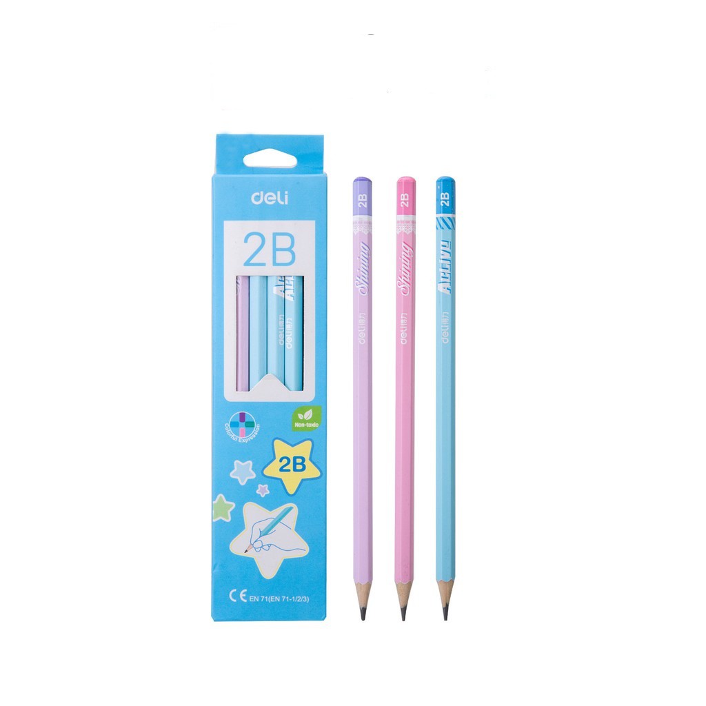 Bút chì 2B Deli WS929 (12 chiếc/hộp)