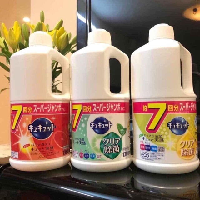 Nước rửa bát Kao 1380ml của Nhật
