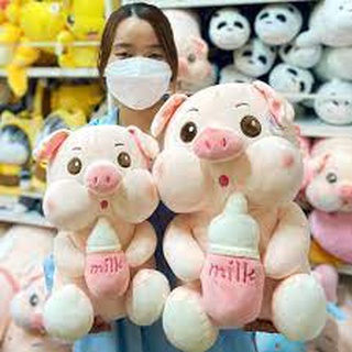 heo ôm bình  sữa size 80
