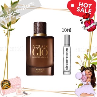 💥HOT💥 Nước hoa chính hãng Acqua di Giò Absolu Instinct 5ml/10ml/20ml