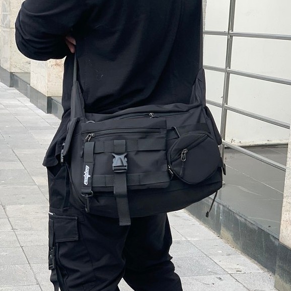 [Mã 2611THTRANG100K hoàn 10% xu đơn 99K] Túi đeo chéo Unisex nam nữ chất vải chống nước cực xịn đính kèm nhiều túi phụ | BigBuy360 - bigbuy360.vn