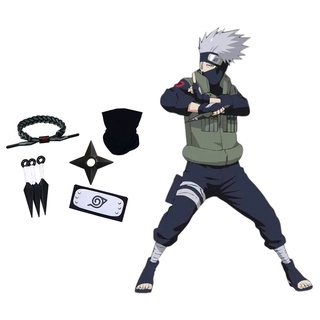 Anime Naruto Akatsuki Uchiha Sasuke Hatake Kakashi Anime Naruto Akatsuki Uchiha Sasuke Hatake Kakashi Cosplay Headband Mask