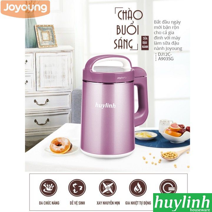 Máy làm sữa đậu nành Joyoung DJ12C-A903SG - 1.2 lít - BH 24 tháng