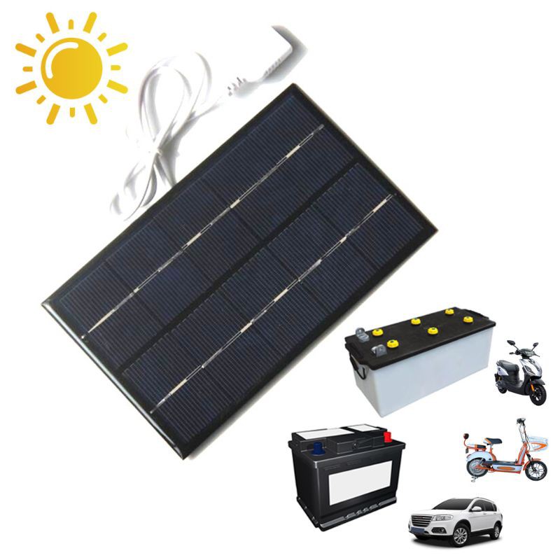 SUP 2W 5V Solar Panel Fan USB Portable Outdoor Solar Charger Polysilicon Generator Travel Quick Charge High Efficiency