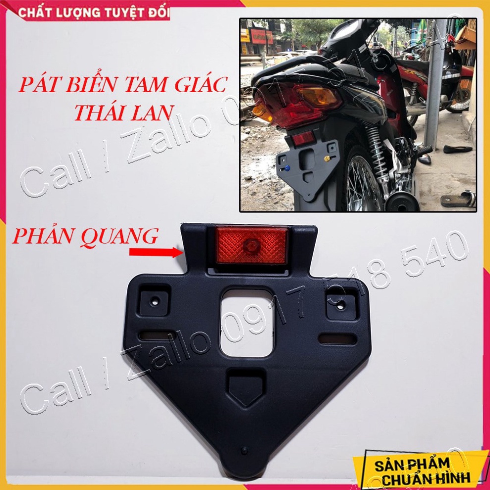 ✅ Bát biển tam giác Thái lan (pát , pass bảng số) Dream, Wave, Sirius có phản quang ✅ Ảnh thật Sp