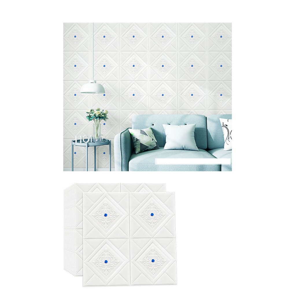 Xốp Dán Tường Hoa Văn Đính Đá Cao Cấp | BigBuy360 - bigbuy360.vn