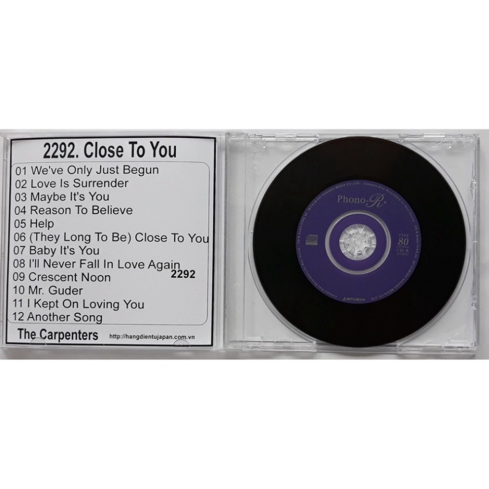Bộ 8 CD nhóm nhạc Carpenters