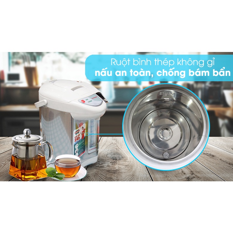 Bình Thủy Điện Sunhouse Dung Tích 3.3l Hàng Chính Hãng Sử Dụng An Toàn, Bảo Hành 12 Tháng