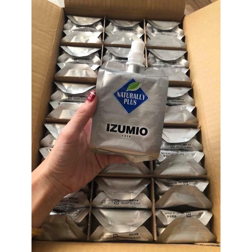 Miễn Phí Ship Thùng 48 gói nước giàu Hydro IZUMIO - Naturally Plus Chính Hãng Nhật Bản