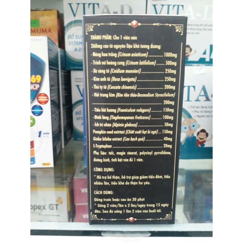 VIÊN TIỂU ĐÊM ALEXAN - Lọ 30 viên