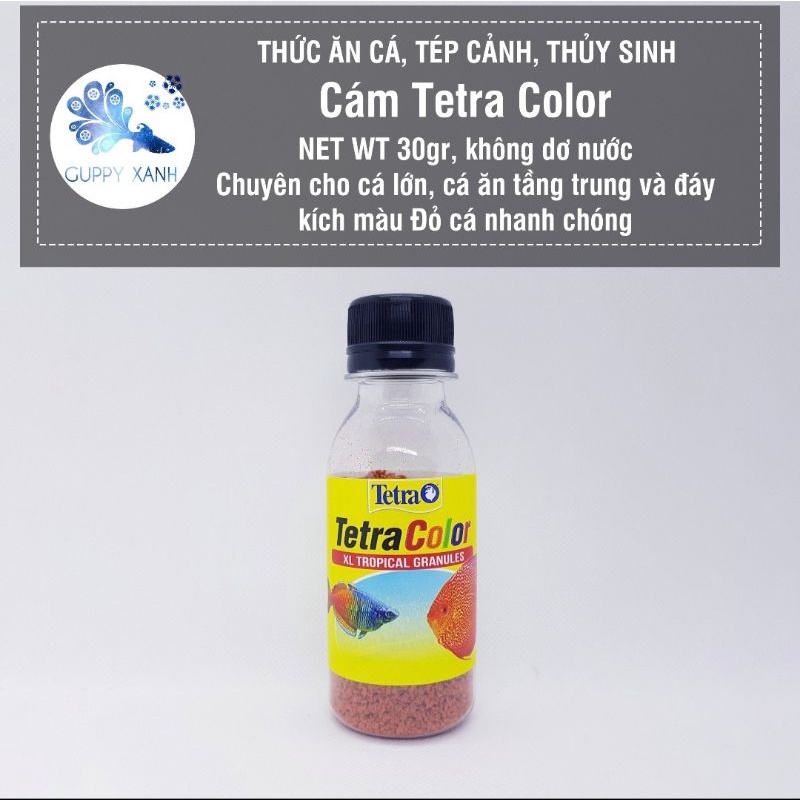 Thức ăn cá cảnh Tetra Color và Tetra Pro - Thức ăn dinh dưỡng cao và không dơ nước