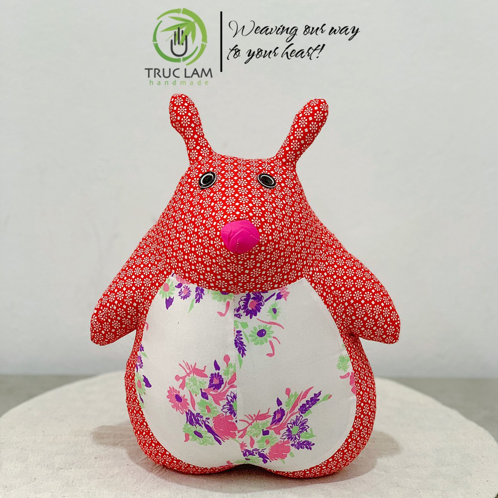 Đồ Chơi Cho Bé Thú Nhồi Bông Hình Pokemon Totoro Vải Hoa Bông Gòn Cao Cấp (A) - Trúc Lâm Handmade