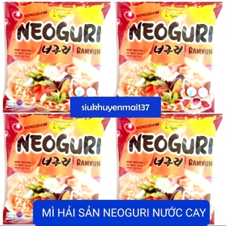 mì cay hàn quốc hải sản neoguri nước nongshim-