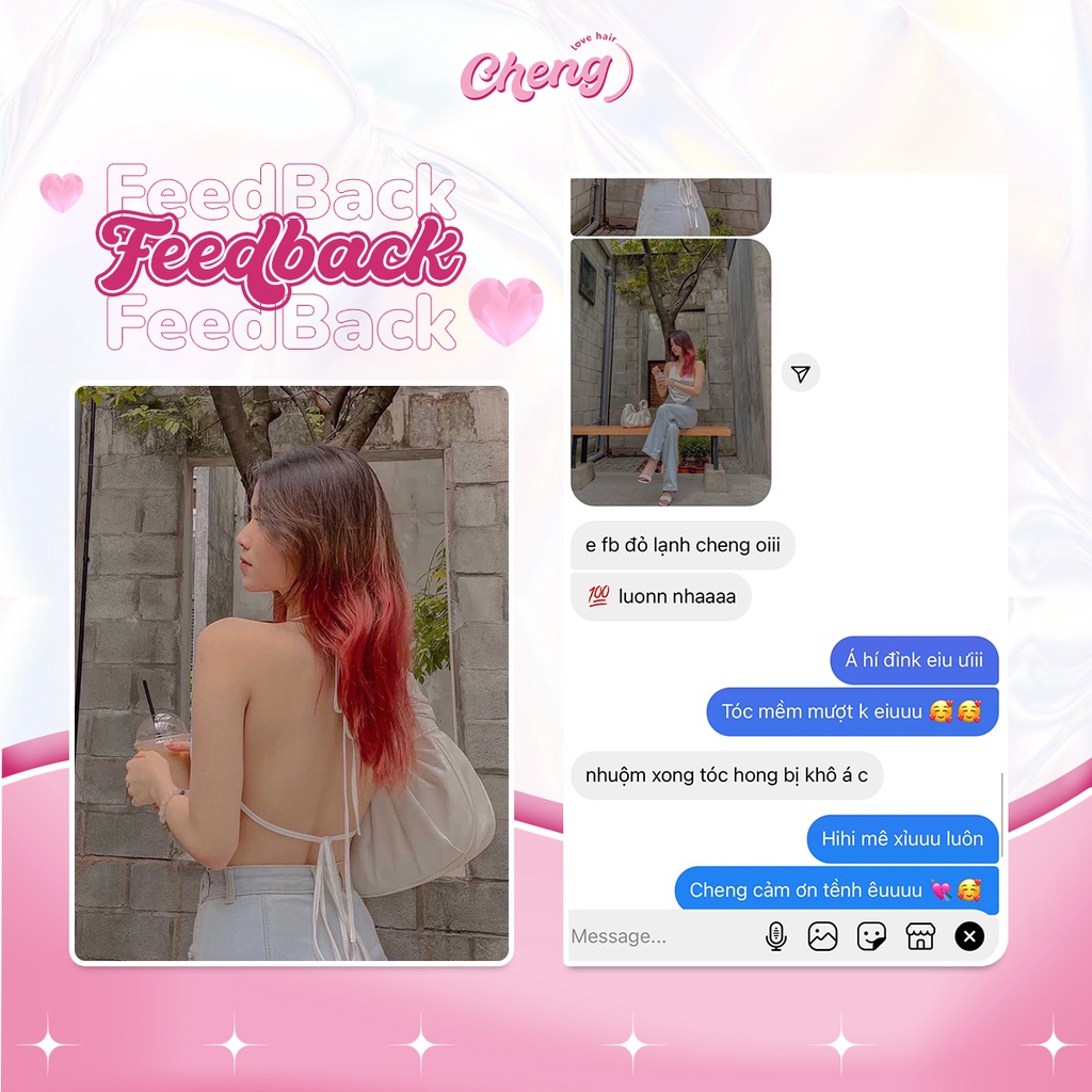 Thuốc Nhuộm Tóc Màu ĐỎ LẠNH Không Tẩy | Chenglovehair, Chenglovehairs