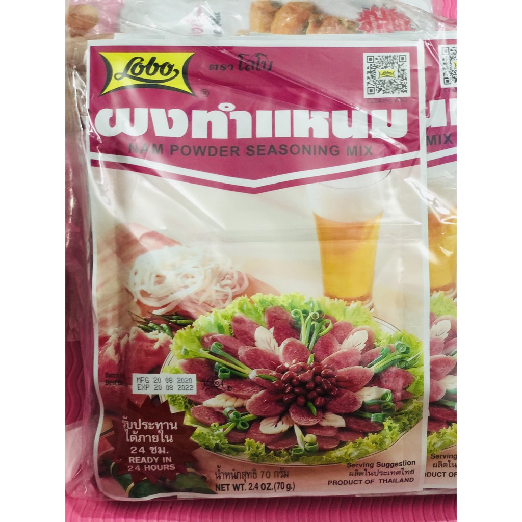 [Lobo Thái] Gói Gia vị làm nem chua 70gr. Nam Powder Seasoning Mix 💯 NK chính hãng