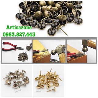 Đinh mũ làm đồ handmade - Set 10 chiếc (Đọc kỹ mô tả sản phẩm)