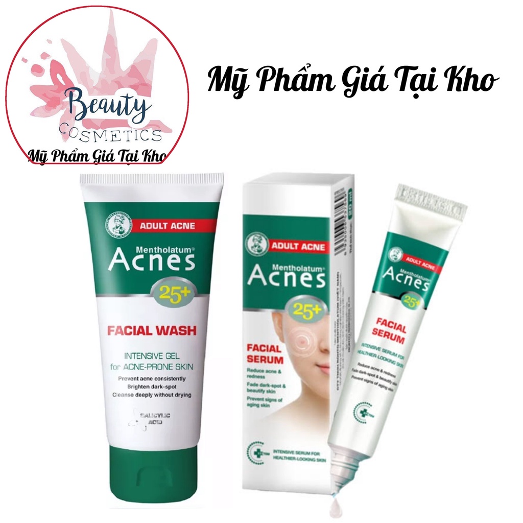 Bộ Acnes 25+ (1 Sữa rửa mặt và 1 Tinh chất ngừa mụn)