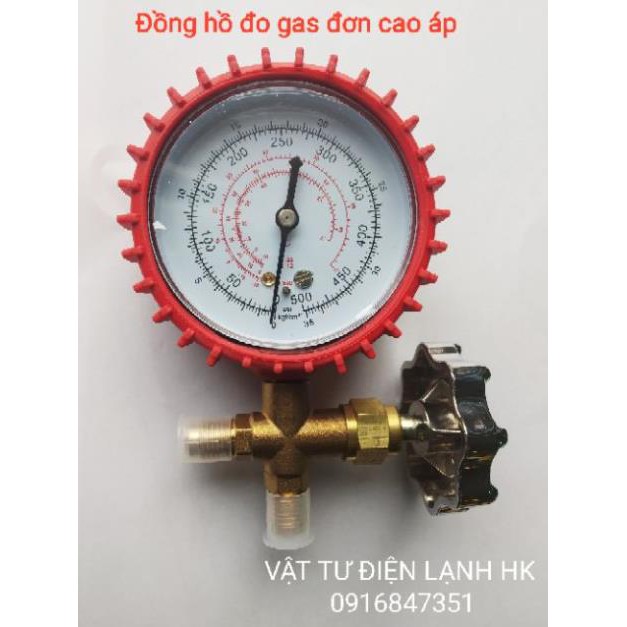 Đồng hồ đo nạp gas đơn Cao áp - Hạ áp