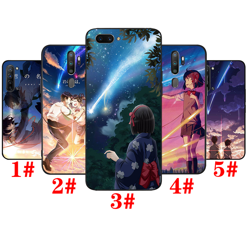 Ốp Lưng Silicone Hình Anime Your Name Cho Oppo F3 F5 F7 F9 F11 F15 F17 X2 Pro A7X A73
