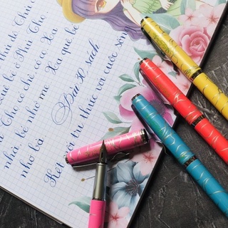 set 10 Bút luyện chữ đẹp calligraphy 002
