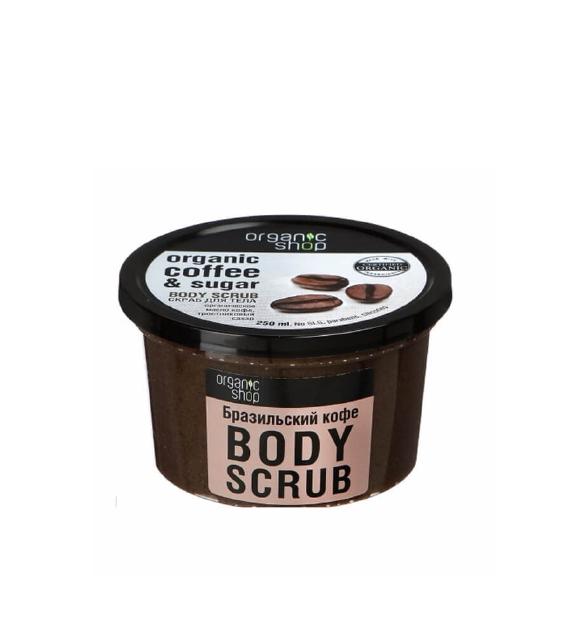 Tẩy Tế Bào Chết Body Organic Shop Organic Coffee & Sugar Body Scrub 250ml