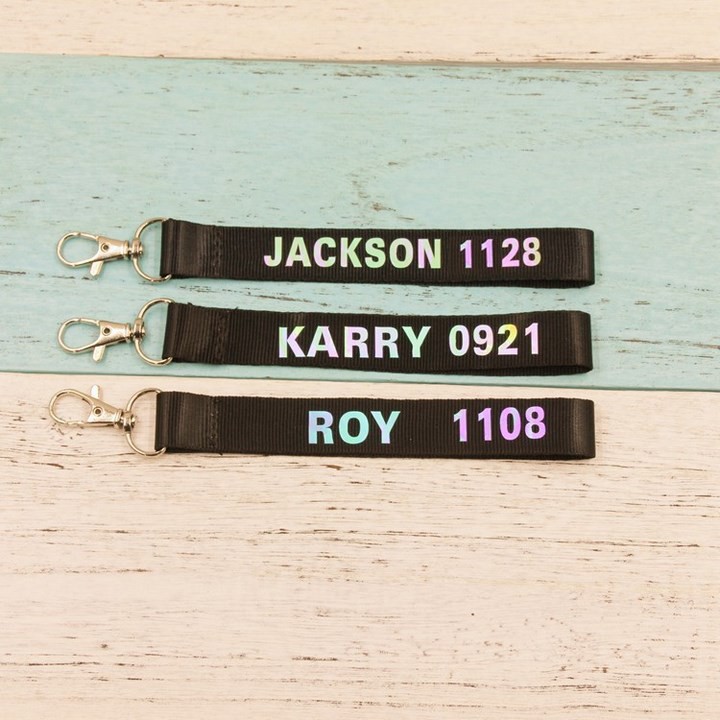 Nametag tfboys strap tfboys hologram, phong cách hàn quốc