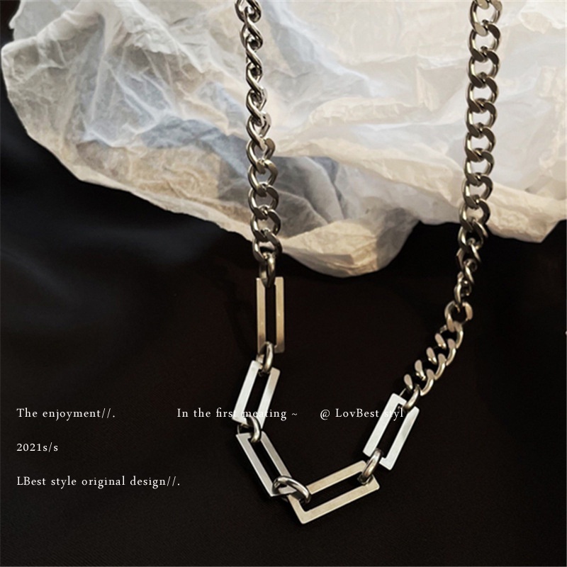 Vòng cổ Thép Titan Phong Cách hip hop Thời Trang Cho Nam Và Nữ