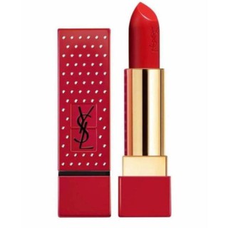 [HH]Son YSL #001 - đỏ cherry - Bản limited vỏ chấm bi 💄