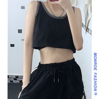 Áo Camisole Không Tay Với Thiết Kế Dáng Rộng Xinh Xắn Theo Phong Cách Retro