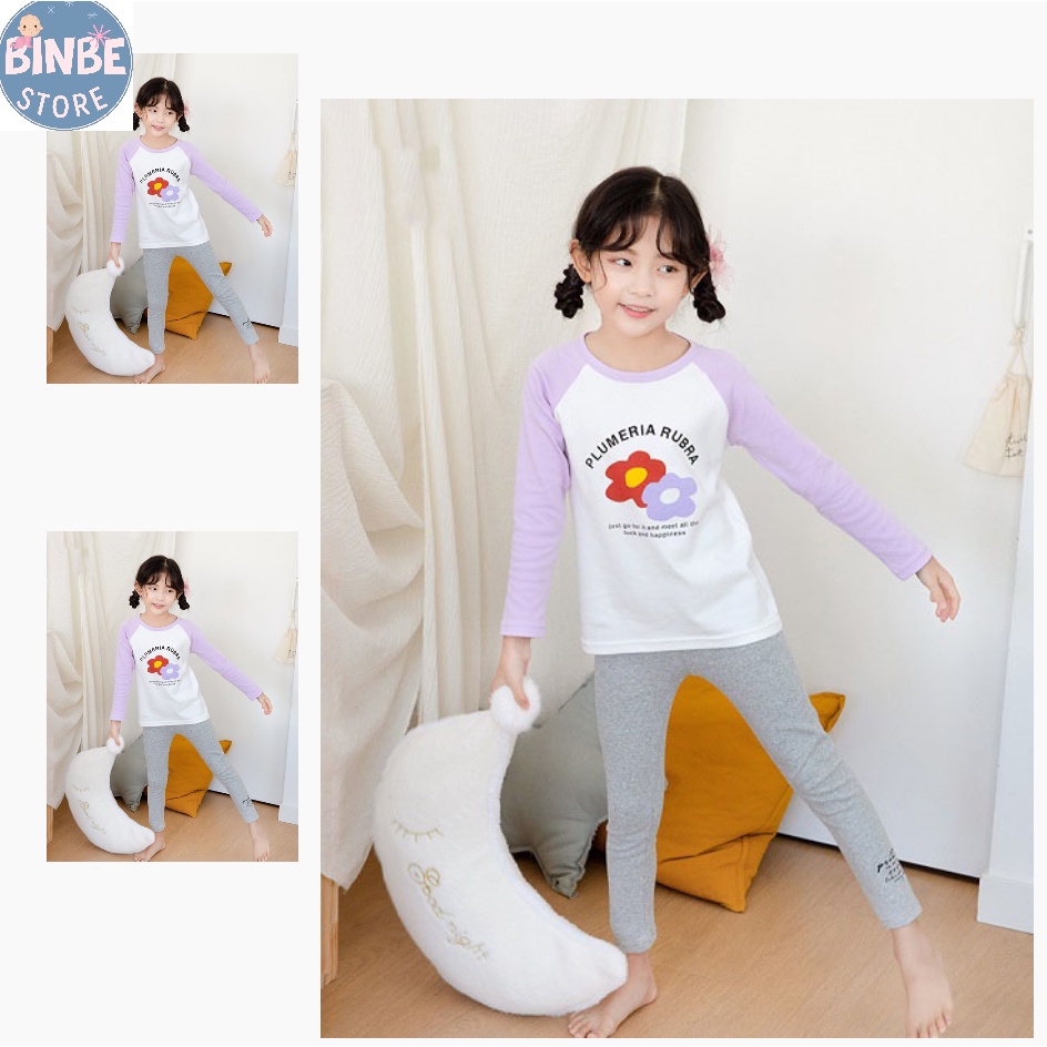 Quần Legging Cho Bé, Quần Legging Yobeyi Cho Bé Gái Co Giãn 4 Chiều, Lên Dáng Cực Xinh