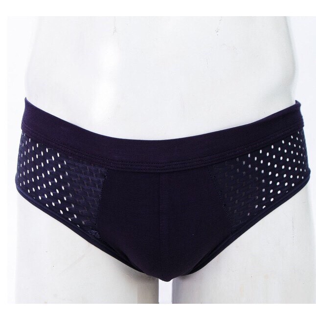 Combo 4 Quần Lót Nam Cotton Tam Giác Thông Hơi Hàng Nhật