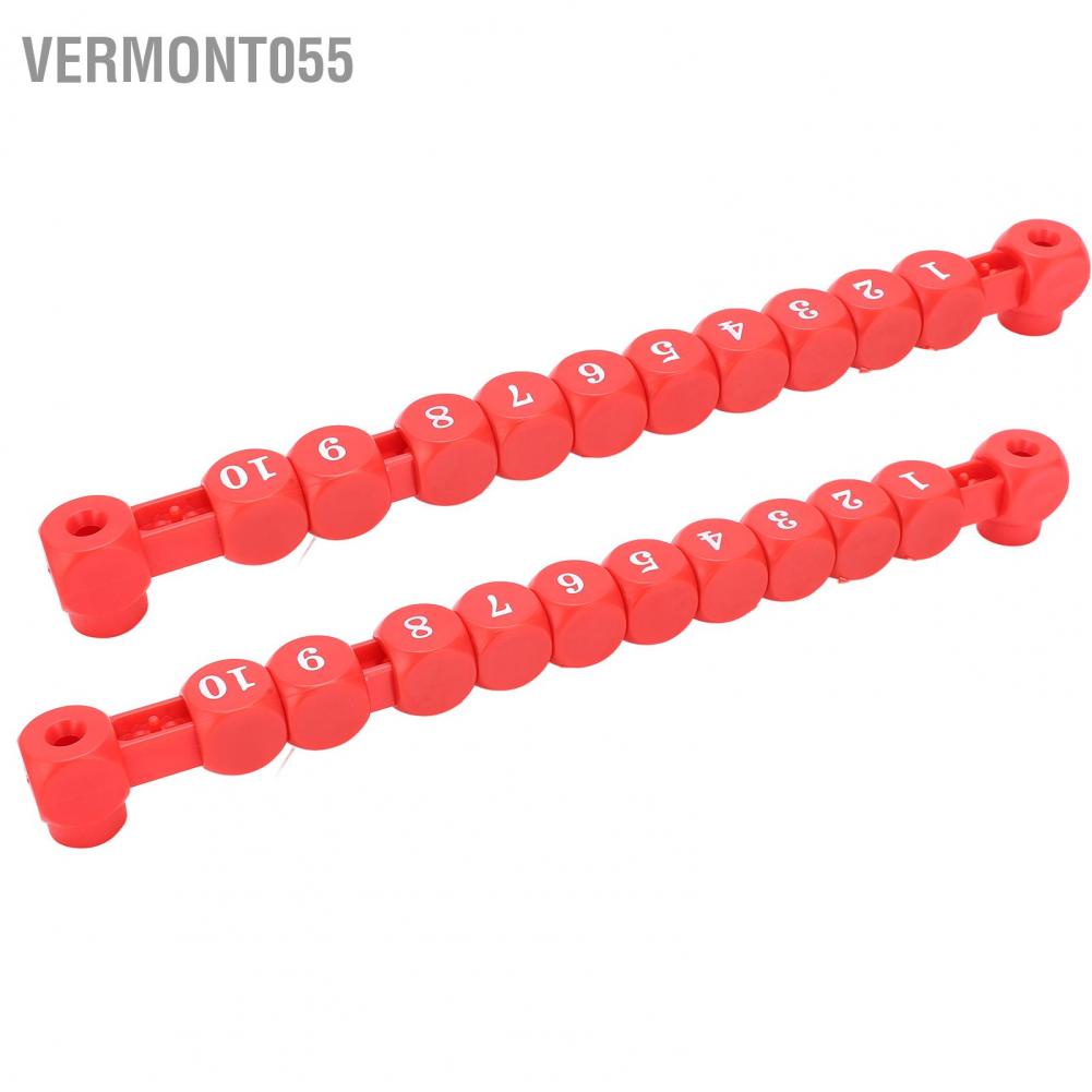 Vermont055 2pc Table Football Counter 10 Numbers Foosball Score Indicator Machine Accessories for Kids