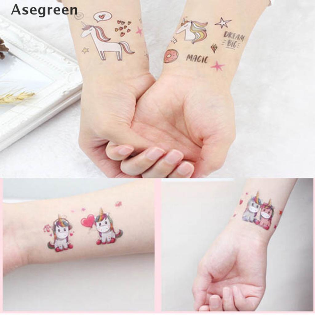 1 Hình Xăm Dán Chống Thấm Nước Hình Động Vật Dễ Thương