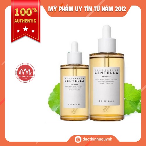 Tinh Chất Rau Má Skin 1004 Madagascar Centella Asiatica 100 Ampoule Ngừa mụn Và Làm Dịu Da 55ml - 100ml