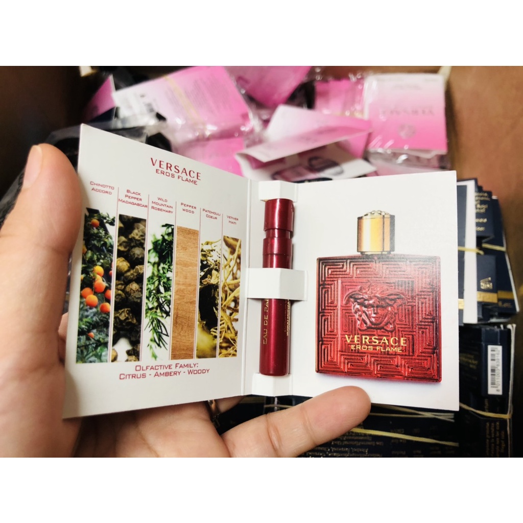 Sample Mẫu thử Vial Nước hoa Versace chính hãng 1ml các mùi