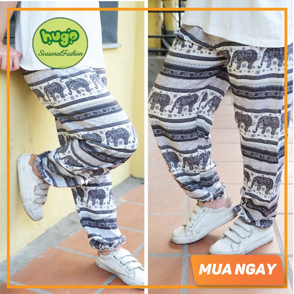 Quần Alibabaquần boom nam nữ phom to, họa tiết thổ cẩm nhiều màu từ 40 - 80kg | BigBuy360 - bigbuy360.vn