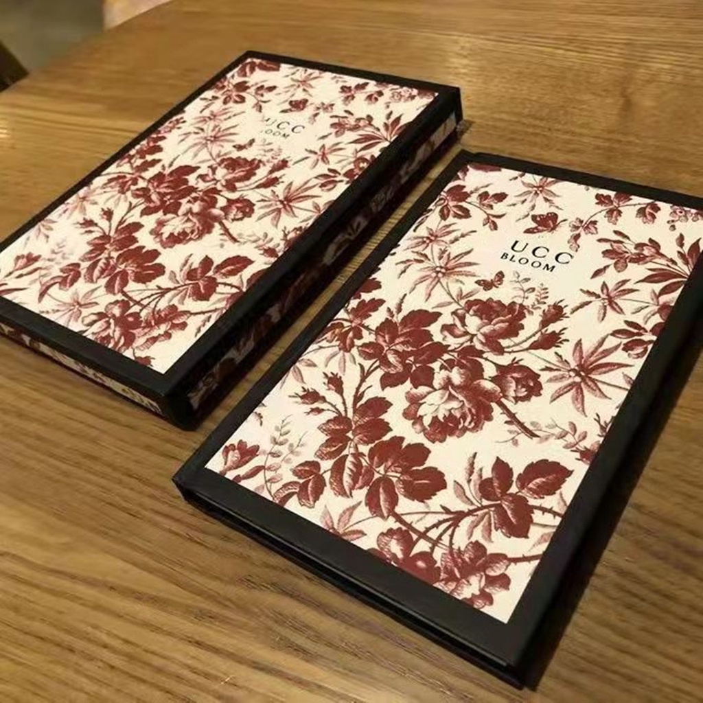 Sổ Tay Ghi Chú Họa Tiết Hoa Phong Cách Retro Xinh Xắn