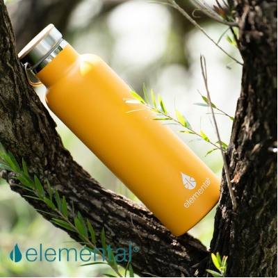 Bình giữ nhiệt Classic Elemental 750ml màu vàng cam, giữ nhiệt vượt trội, inox 304