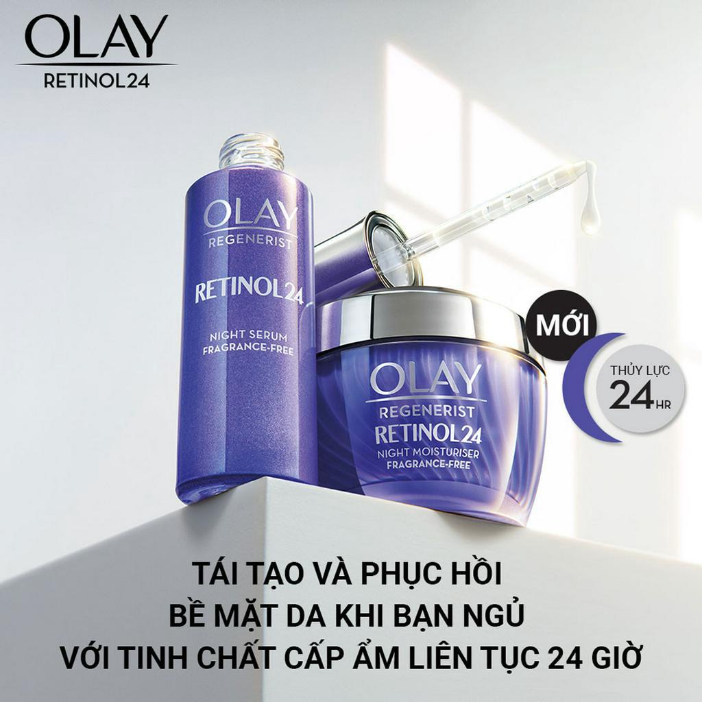 [DATE 11/2023] Tinh chất Retinol chống lão hoá tái tạo OLAY Regenerist Retinol 24 Night Serum 30ml (Thái)