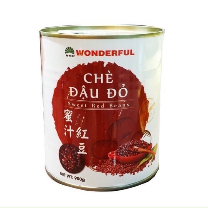 Lon Đậu Đỏ 900g Wonderful