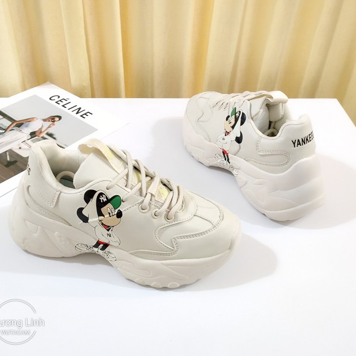 Giày Sneaker M.L.B boston Mickey Phuong linh 86 shop  [hỗ trợ đổi trả]