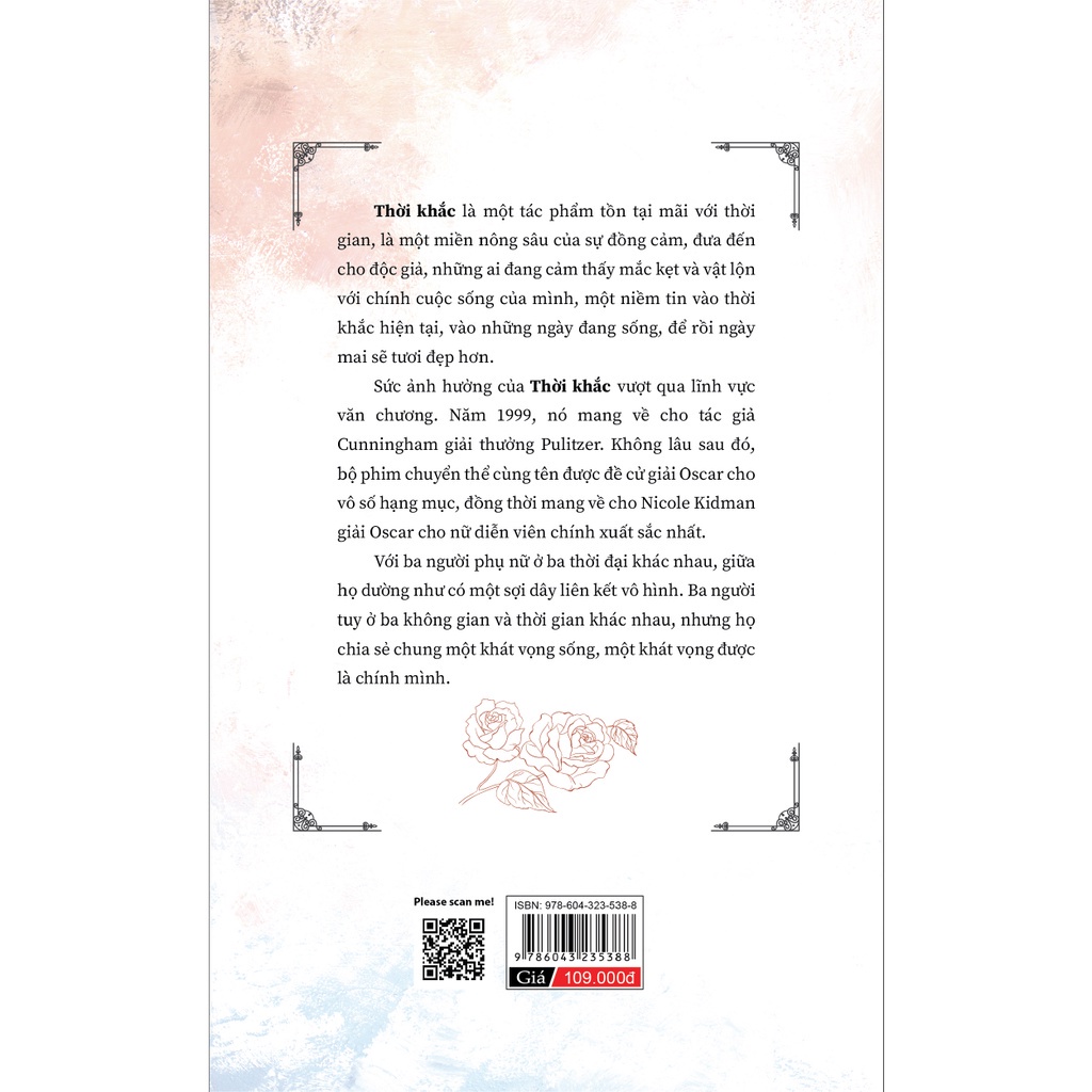 Sách Bách Việt - Thời Khắc - The Hours (Tiểu Thuyết)