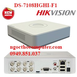 Đầu ghi hình  DS-7108 HQHI-K1 8 KÊNH  NHỰA 2MP