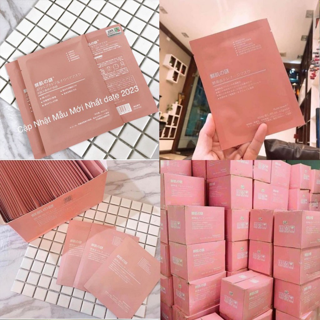[ Chính Hãng ] Mặt Nạ Nhau Thai Cừu Cuống Rốn Tế Bào Gốc, Dưỡng Da, Tái Tạo Da Nhật Bản