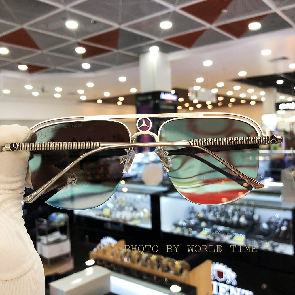 Kính mát nam Benz -5 xanh tráng gương thời trang cao cấp ,full box, tròng Polazied, chống lóa , chống tia UV cực tốt | BigBuy360 - bigbuy360.vn