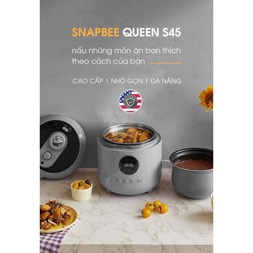 Nồi áp suất điện đa năng Snapbee Queen S45