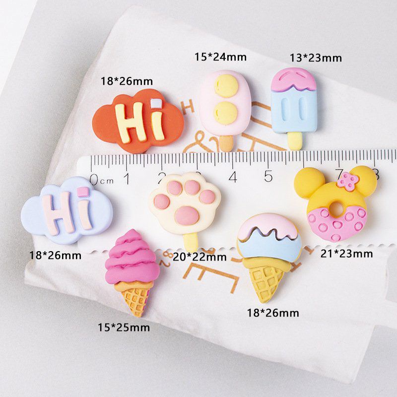 Set 4 Sticker dán trang trí cốc nước, điện thoại 3D, DIY hoạt hình