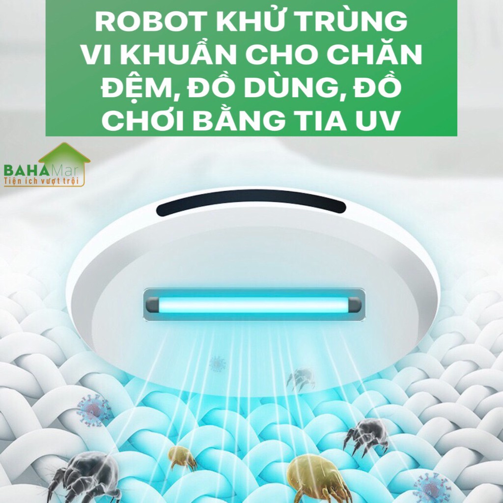 ROBOT KHỬ TRÙNG VI KHUẨN CHO CHĂN ĐỆM, ĐỒ DÙNG, ĐỒ CHƠI BẰNG TIA UV "BAHAMAR" khử trùng và giết chết 99.9% vi khuẩn