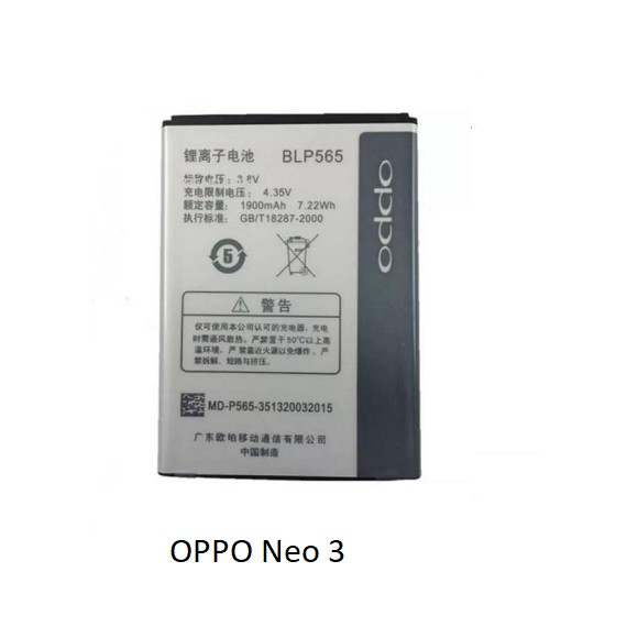 Pin Oppo Neo 3 / R2001 / R2017 / R831 / R831s / R831k / R831t / BLP565